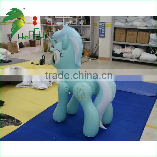Qute Durable Soft 0.4PVC Inflatable Character Cartoon / Rarity / Apple Jack / Inflatable Little Horse From Hongyi photo-4