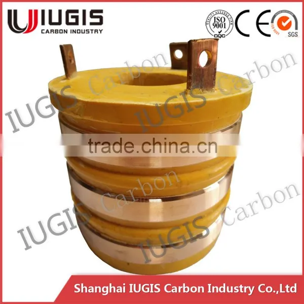 YZR Series Slip Ring for Amusements Equipments 50A Aluminum Brush Holder
