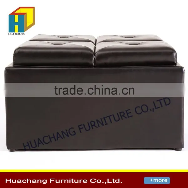 Hot Selling Leather Ottoman photo-2