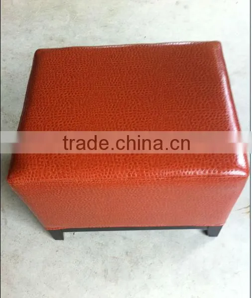Leather Ottoman photo-2