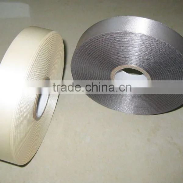 Woven Edge Polyester Satin Label Fabric Roll