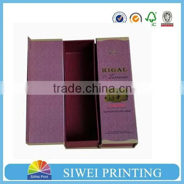 Single Paper Wine Glass Box, Wine Paper Glass Box Packaging photo-2