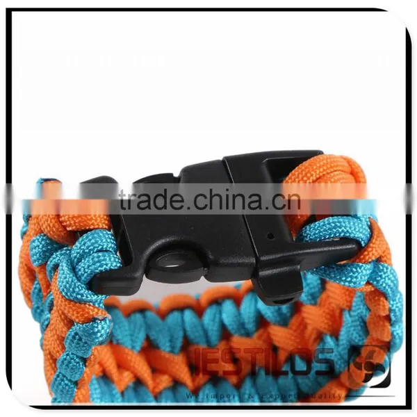 Cheap Survival Paracord Bracelet for Outdoor Sport With Buckle Suvival Rope photo-2