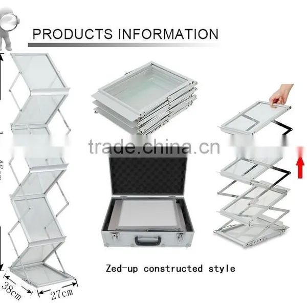 Portable Folding Magazine Rack Holder photo-3