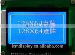 5v transmissive 12864 graphic lcm module with white side light