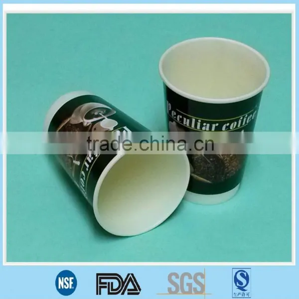 Double Wall Coffee Paper Cup, Recycled Disposable Glass Paper Cup photo-5