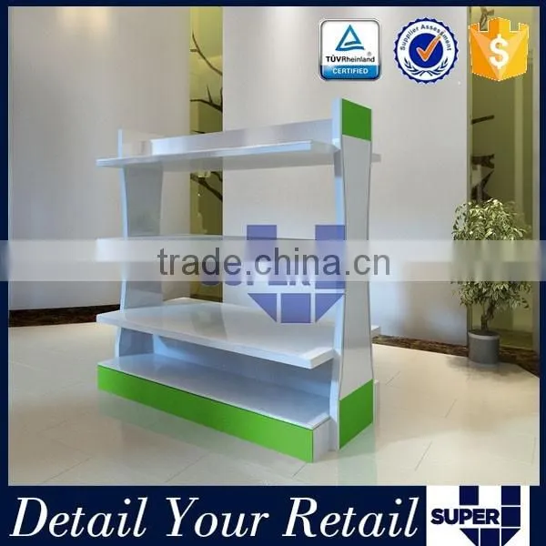 Shop Decoration Bright Modern Floor Stand Display Cabinet photo-4
