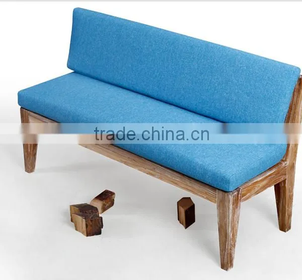 Old Elm Wood High Quality Living Room Long Chair Sofa