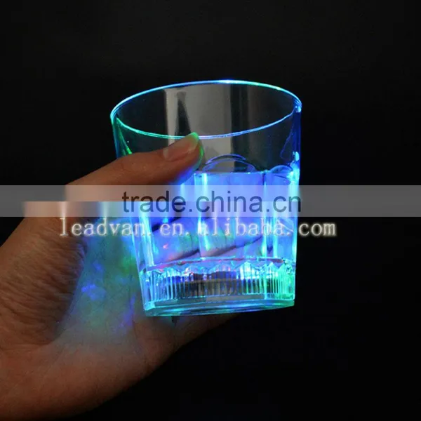 Factory Direct Water Induction Colorful Flash Light Emitting Octagonal Cup Whiskey Cup Wedding Bar Birthday Party Supplies photo-3