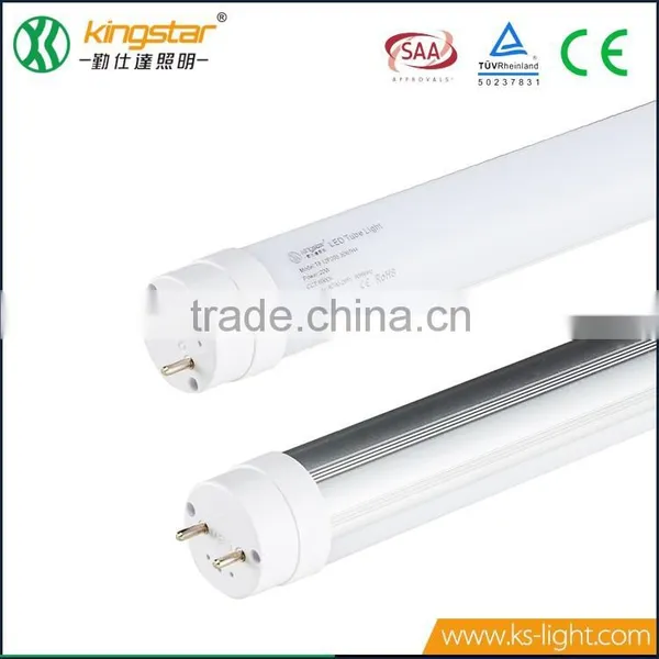 TUV SAA CE Approved High Efficiency SMD2835 0.6m 1.2m 1.5m 2ft 4ft 5ft 9w 18w 22w Optional Full Glass T8 Led Tube Lighting photo-2