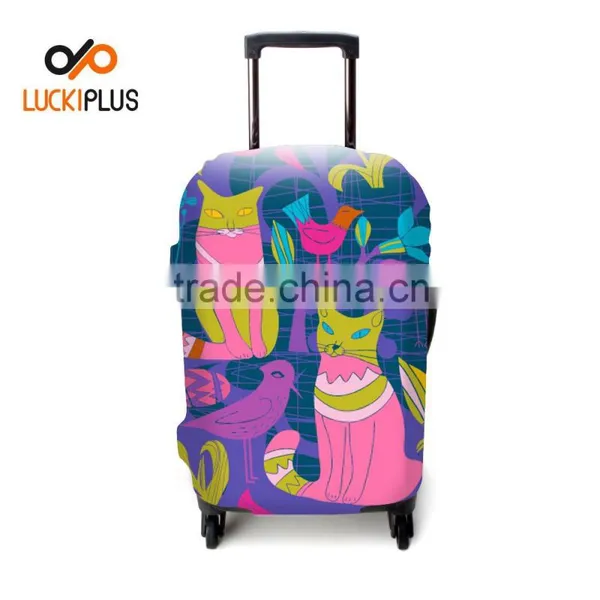 Luckiplus Transfer Printed Trolley Case Cover For 18"-32" Luggage photo-5