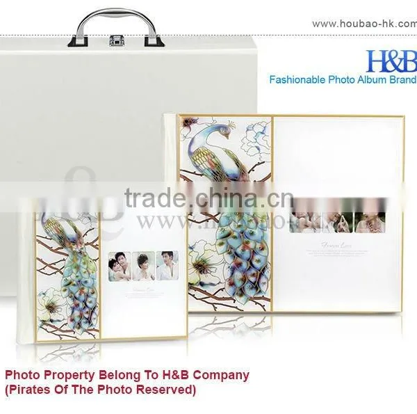 15*15''inches Glass Cover Wedding Album photo-2