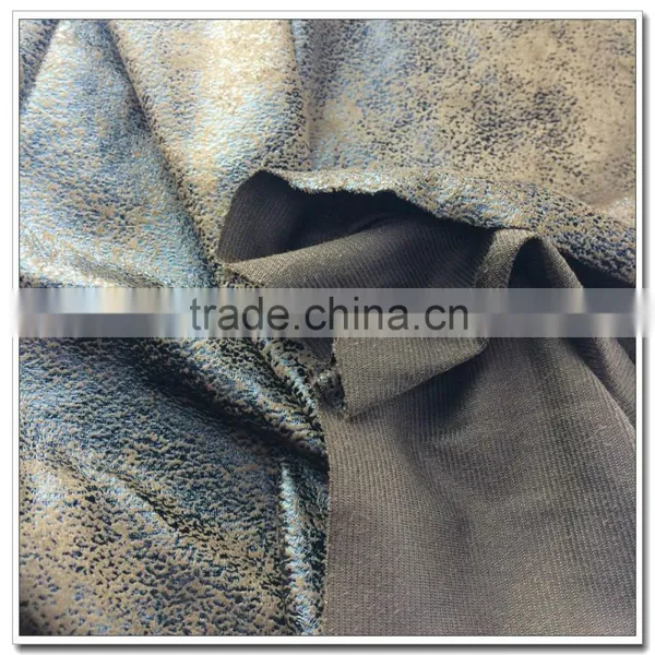 Bronzing Tricot Suede Bonded With T/C Suede Sofa Fabric photo-5