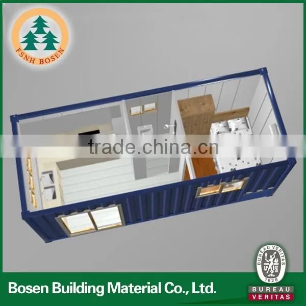 40ft Cheap Two Bedroom Design Green Container House Building photo-2