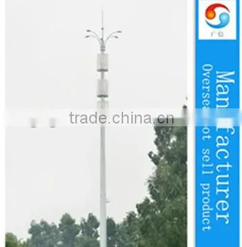 Galvanized disguised antenna poles/monopole tower