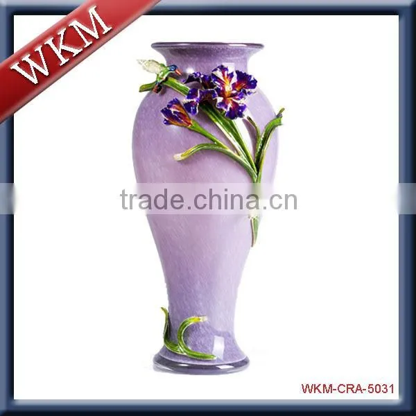 Hot Sale Wedding Colored Glass Vase photo-2