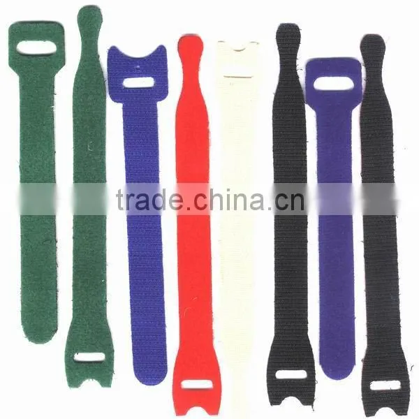 Colored Back to Back Hook and Loop Cable Tie, Hot Sell Logo Printed Back to Back Hook and Loop Cable Tie photo-6