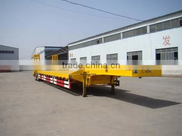 Low Loader / Low Bed Truck Trailer Used to Transport Crawl Equipment photo-4