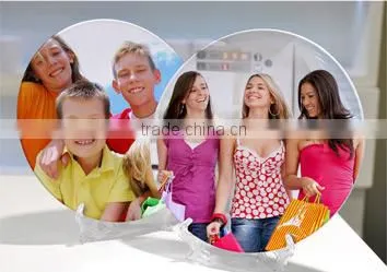 8 Inch Polymer White Plate / Polymer Plates/ Plastic Plate for Printing/ Plate for Sublimation/ Good Decorated Plate