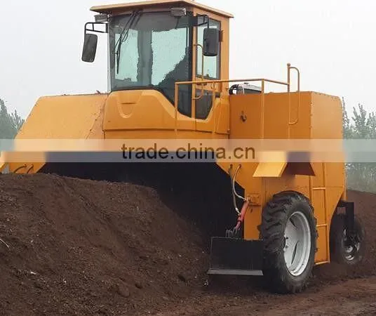 Hot Sale ! Self-propelled Organic Compost Turner,organic Fertilizer Compost Mixing Machine photo-4