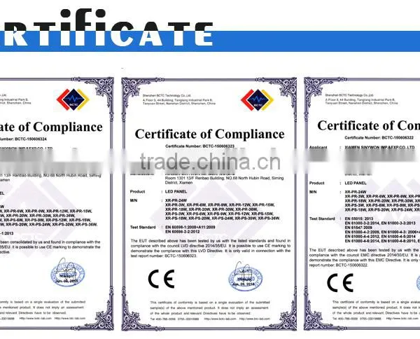 2016 High Quality 12watt LED Panel Lamp With CE RoHS Certification,6W 9W 12W 15W 18W 20W Round Led Panel 18w photo-6