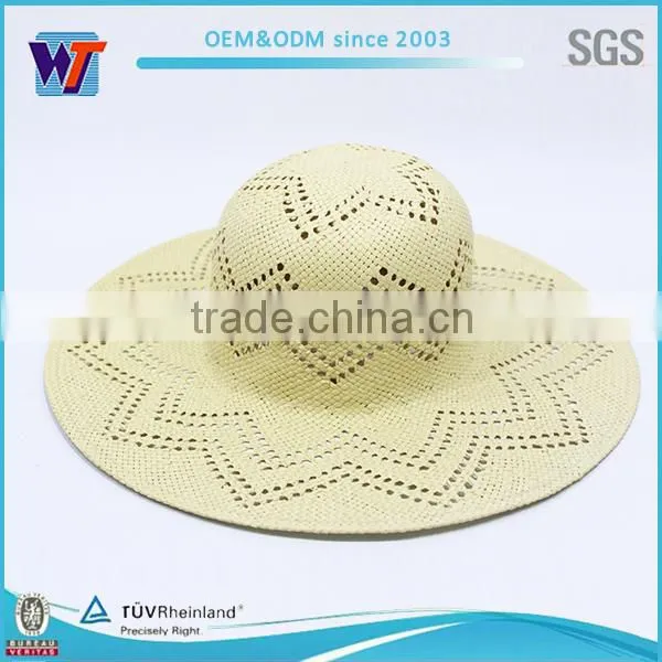 Handmade Custom Chinese Boate Straw Boater Hat photo-4