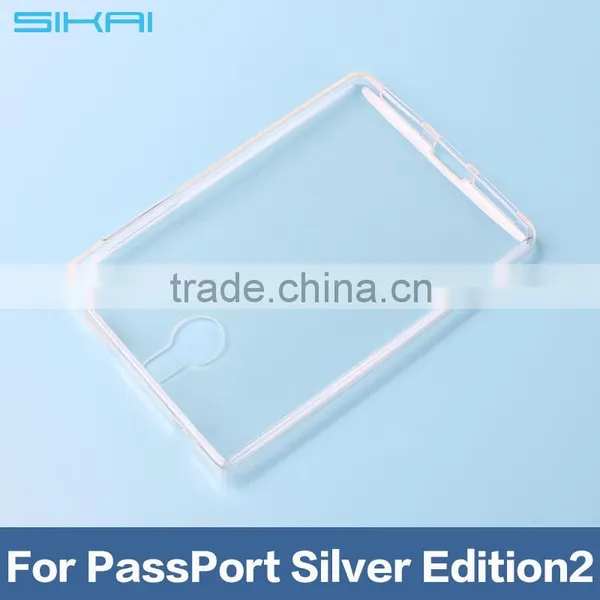 Clear Thin TPU PC Case for Blackberry Passport2 photo-4