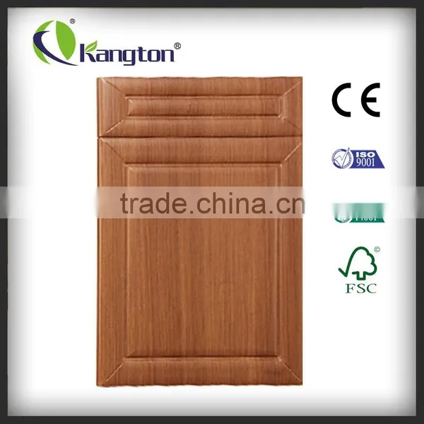 PVC MDF Furniture Kitchen Cabinet Door Solid Wood Kitchen Cabinet Closet Door