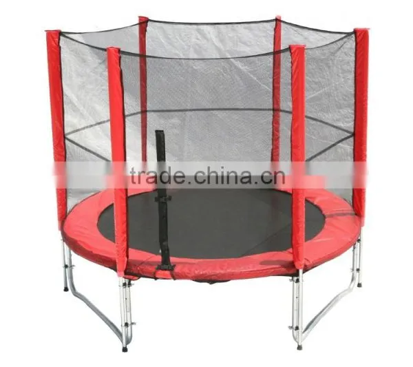 Hot Sale 8ft Trampoline With Outside Enclosure,W-shaped Leg Trampoline photo-2