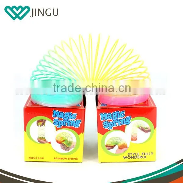 Colorful Round Shape 3D Spring Rainbow Educational Toy Children Toy