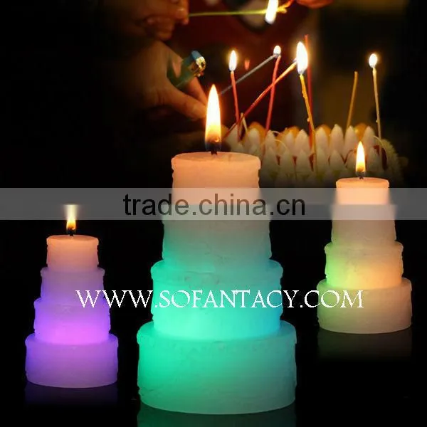 2014 New Style Led Wax Candle Light for Wedding Decoration,real Wax Candle