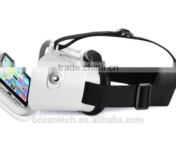 2016 New 3D Mobile VR Box OEM Factory Produce VR Headsets For 3.7'' 6'' Mobile