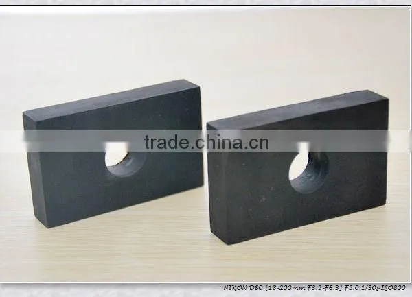 rubber rectangle buffer/rubber molded buffer