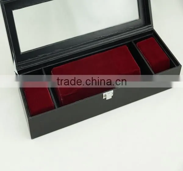 Facoty Make pu Leather Watch Box , Watch Packaging Box, Leather Watch Box