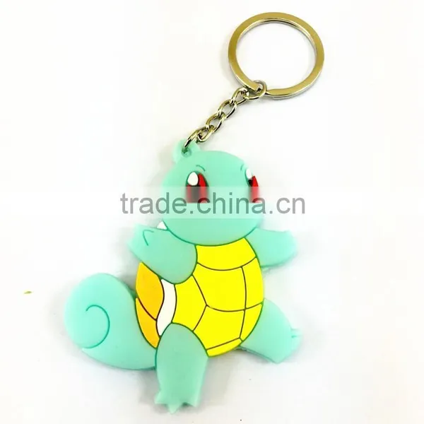 Customized 2d Soft PVC Rubber Promotion Keychain Factory photo-6