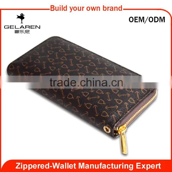 2016 Factory Promotional High-End Design Clutch Bag Wallet With Detachable Safety Strap