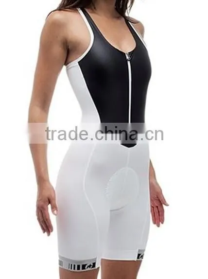 One-piece Woman Athletic Suit Cycling Bibshorts & Sleeveless Top for Summer photo-2