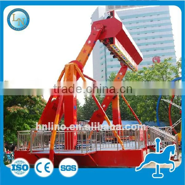 Outdoor Playground Equipment Top Spin Ride Fairground Amusement Park Attraction Space Travel Thrill Ride