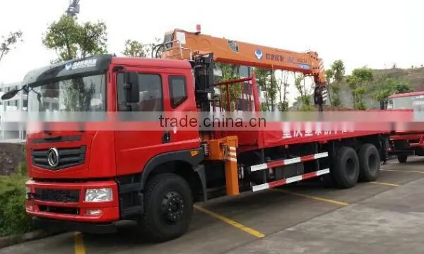 14ton Timber Crane on Truck, Model No.: SQ14S4, Hydraulic Crane With Telescopic Arms