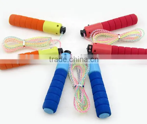 wholesale Handle skipping rope jumping rope schoolchildren/woman/adult Cotton rope
