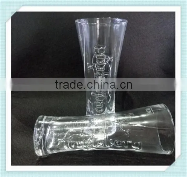 Hand Made Carlsberg Beer Glass Cup 300ml Carlsberg Glass Cup for Sale photo-4