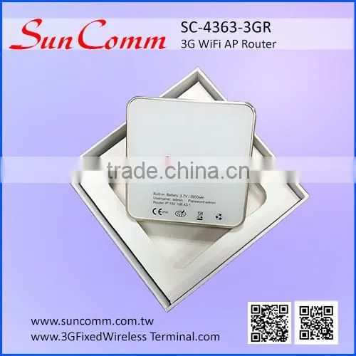 SC-4363-3GR Internal Antenna With Micro SD Slot Battery Bank 3G WiFi Router photo-3
