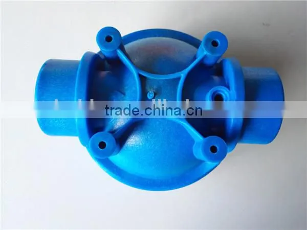High Quality Pipe Fitting Mould 2 Cavities pp Plastic and Copper Insert Interchangeable Nut End Cap Mould photo-4