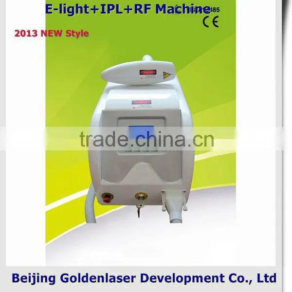 2013 New Design E-light+IPL+RF Machine Tattooing Beauty Machine Piezo Ceramic