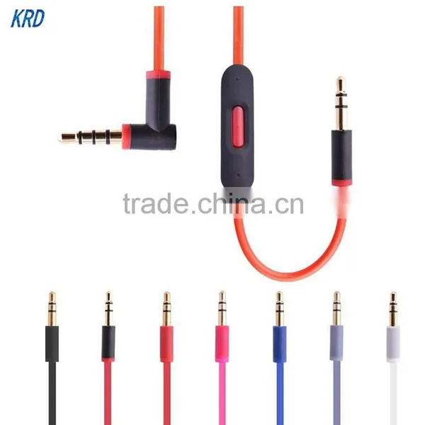 New Replacement Audio Cables For Beats Headphone Studio 2.0 Solo 2 Mixr With Mic For IPhone