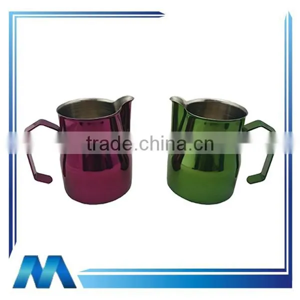 Colorful Stainless Steel Milk Jug, Italy Cup, Coffee Jug photo-4