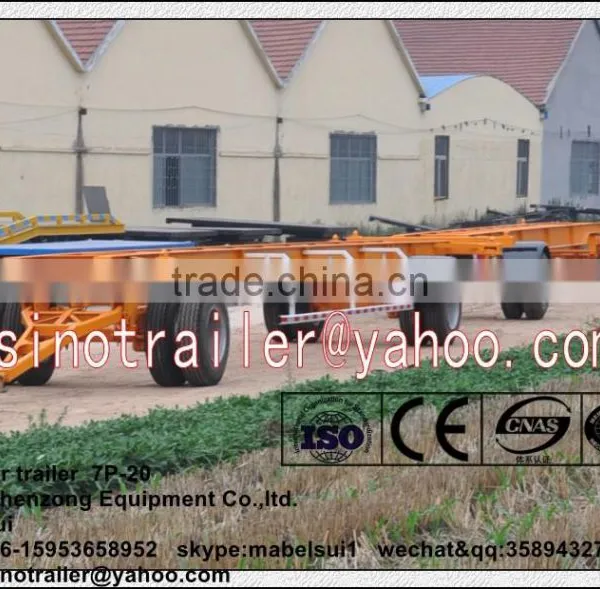 Plat Skeleton 40ft Container Trailer photo-4