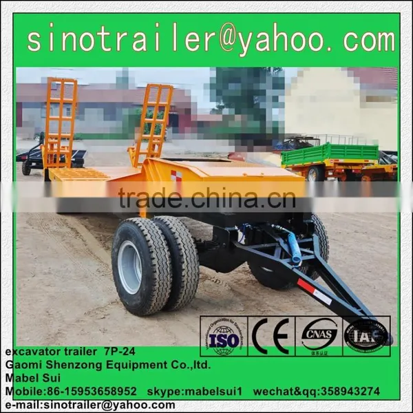 Flatbed Trailer for Transport Excavator/crane/transformer photo-4