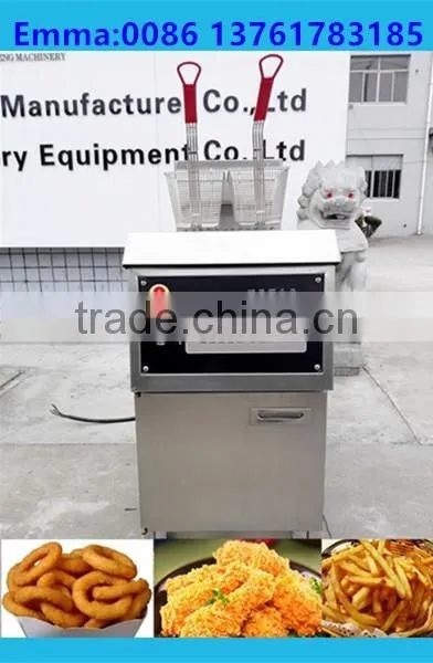 Shanghai Minggu Deep Fryer Electric Gas / Fish Frying Machine / KFC Fried Chicken Machine