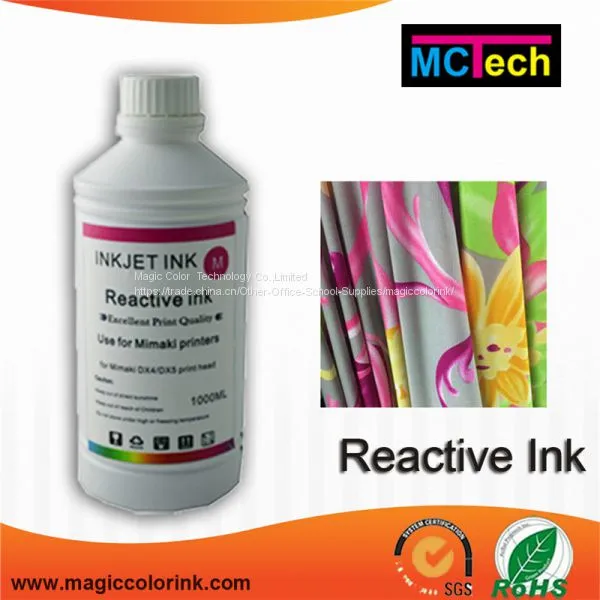 Import Best Products Dx5 Textile Reactive Inks for Roland Digital Textile Printing Printers in Printing Inks